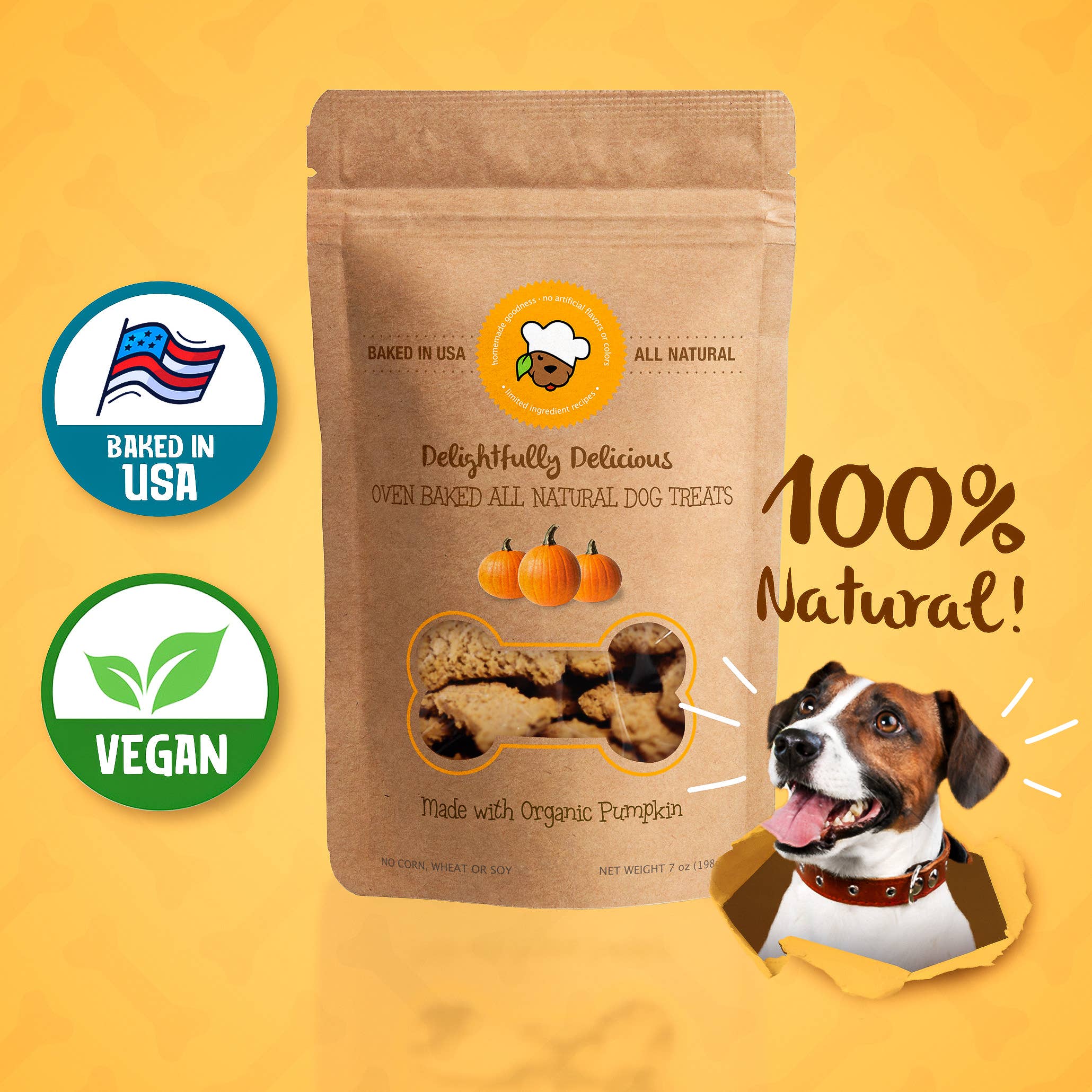 |Natural Dog Treat | Dog Treat Bag