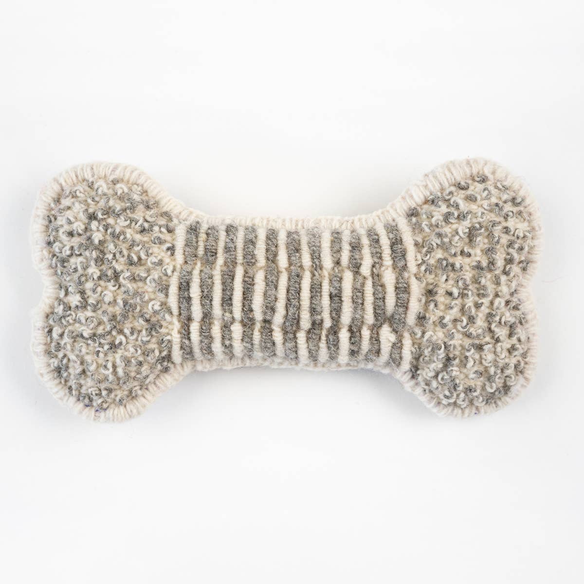 Alqo Wasi Wool Dog Toy — Bone
