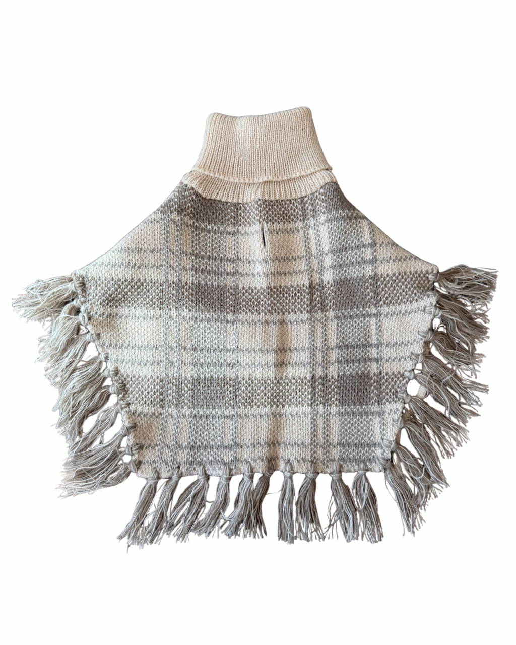 Damoré Plaid Poncho