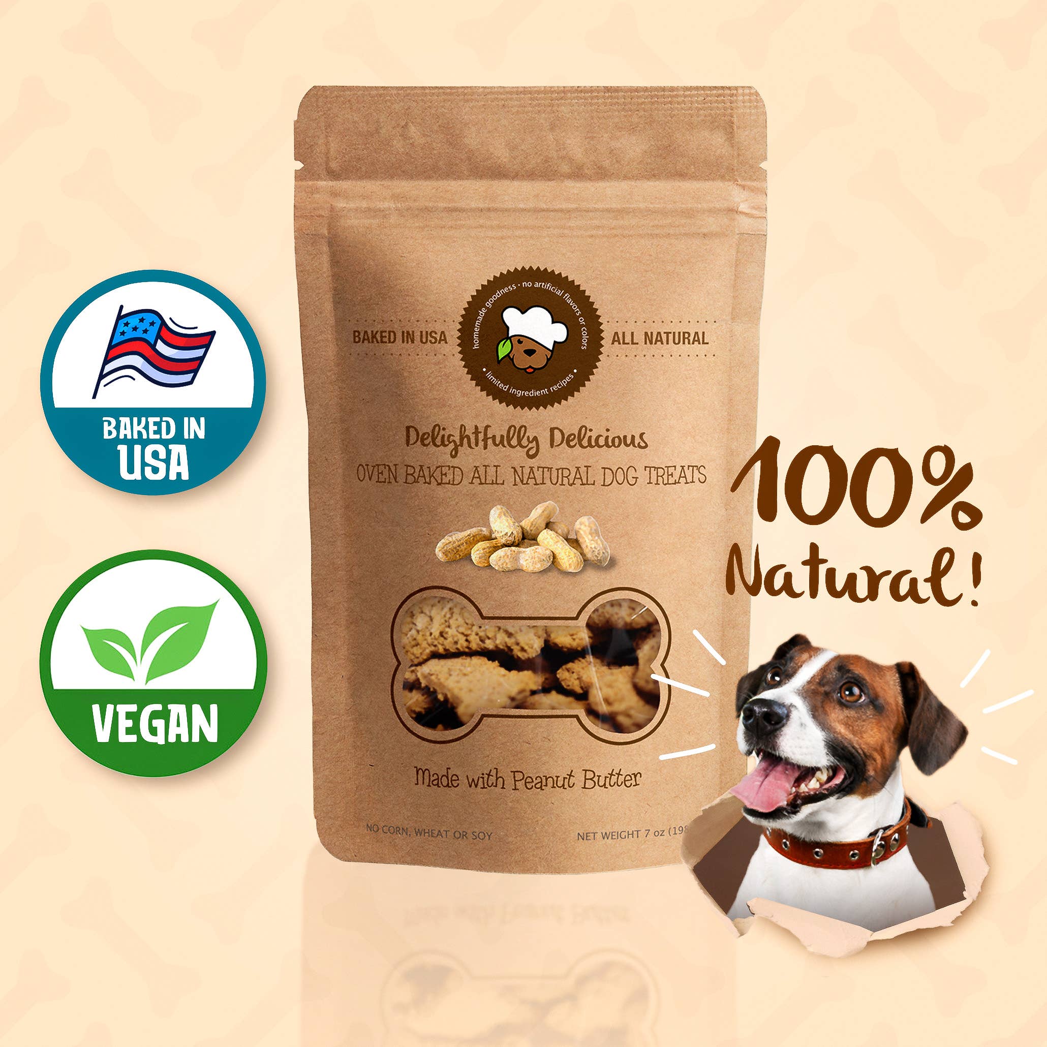 |Natural Dog Treat | Dog Treat Bag