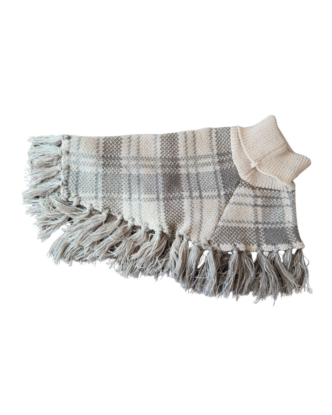 Damoré Plaid Poncho