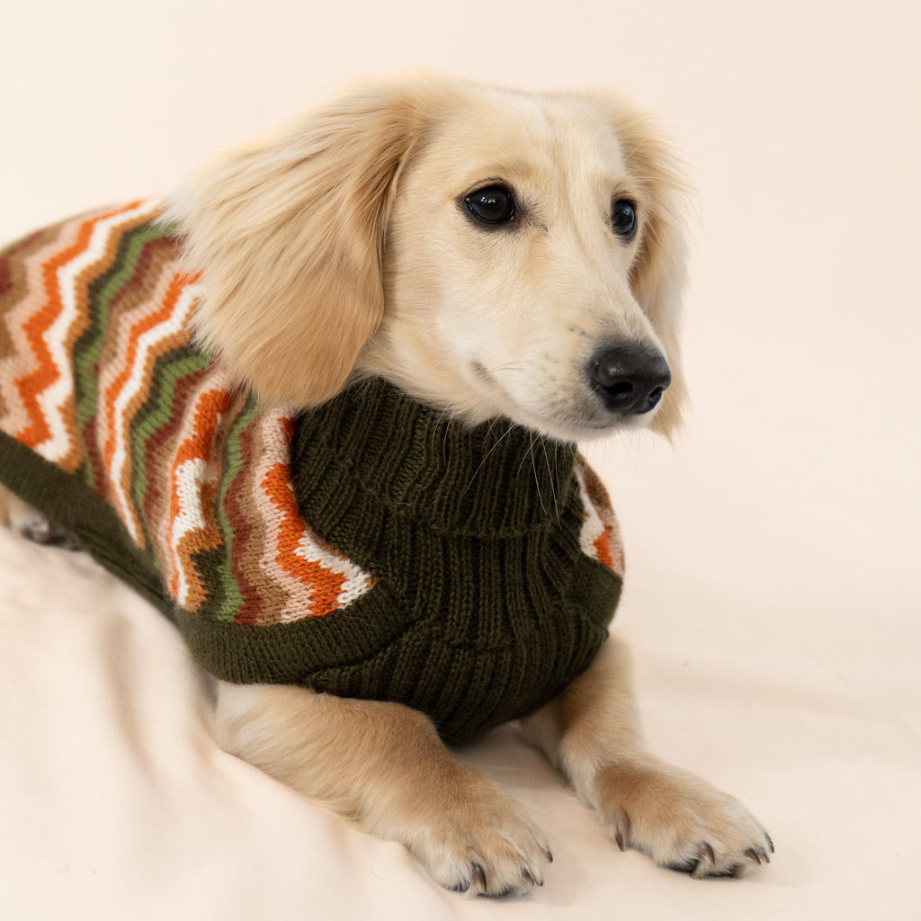 Alqo Wasi Alpaca Knit Dog Sweater