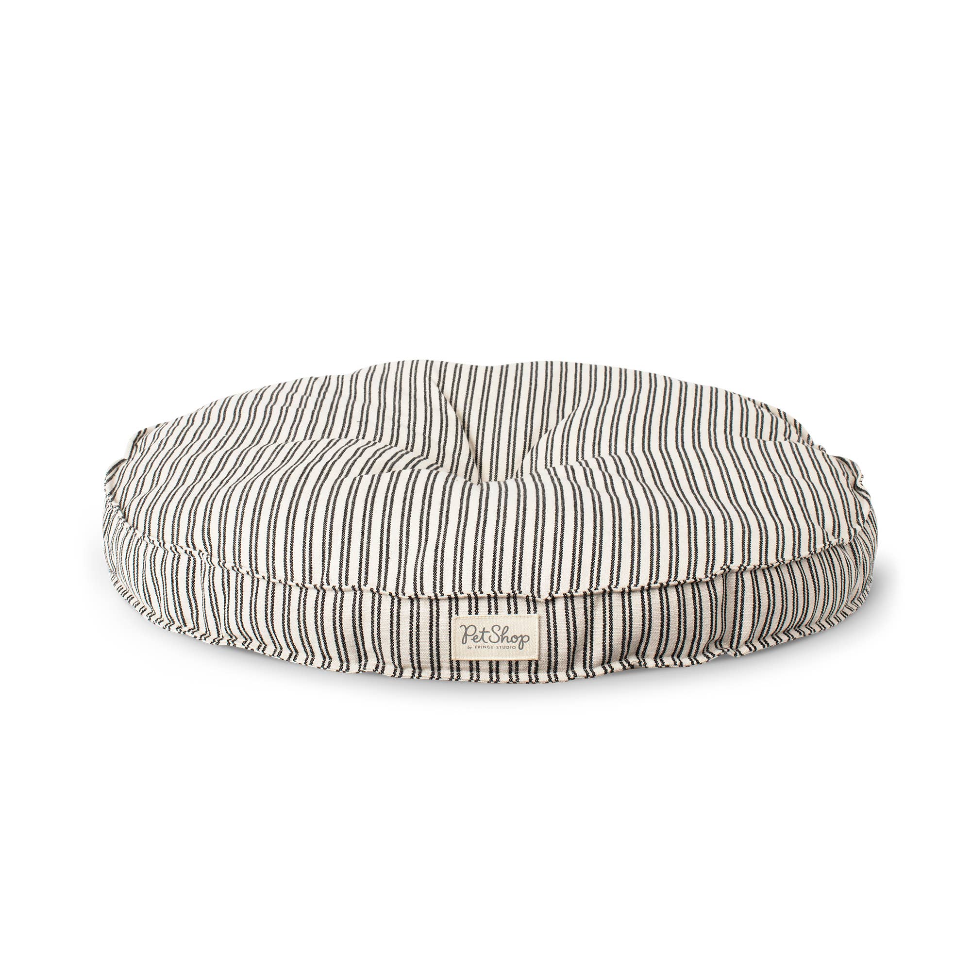 YARN DYE STRIPE MEDIUM ROUND PED BED