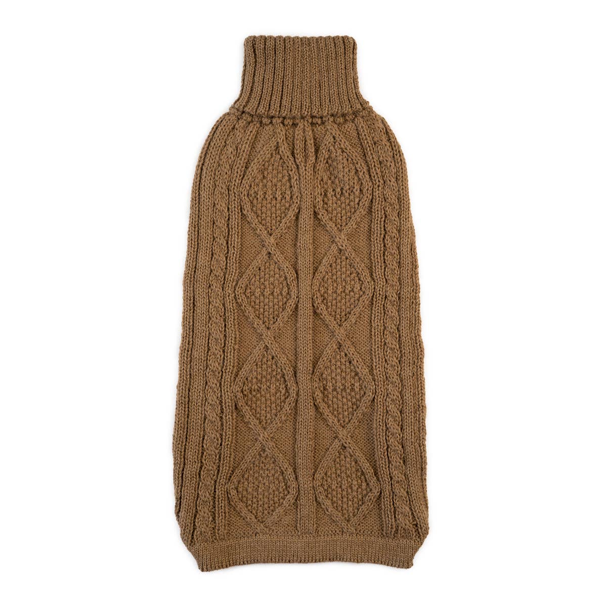 Camel Aran Alpaca Dog Sweater