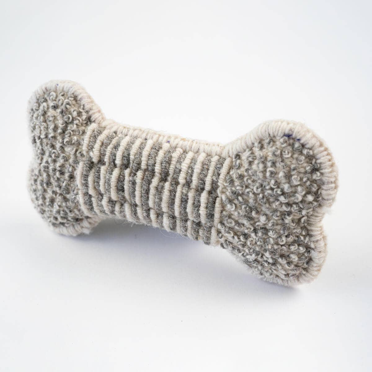 Alqo Wasi Wool Dog Toy — Bone