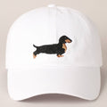The Damoré Embroidered Dog Motif Cap
