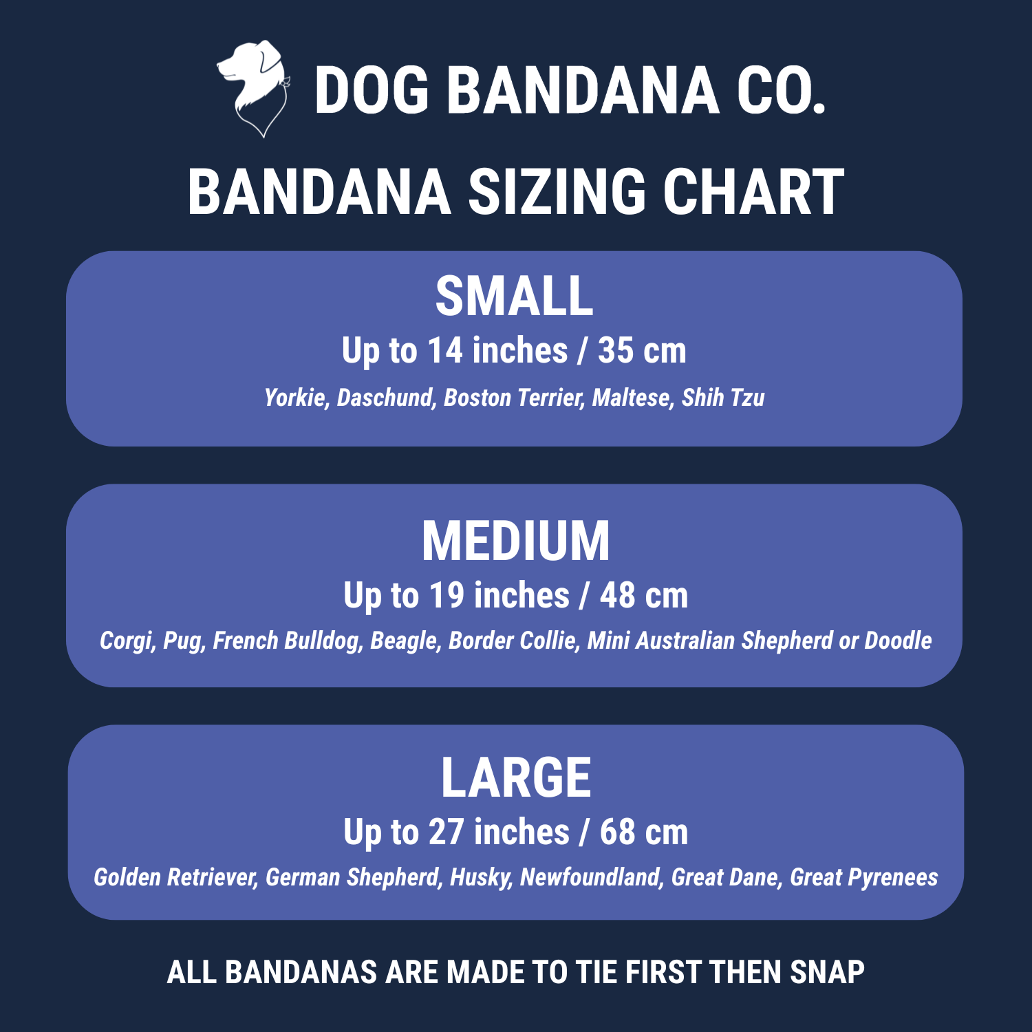 Signature Reversible Cotton Dog Bandana